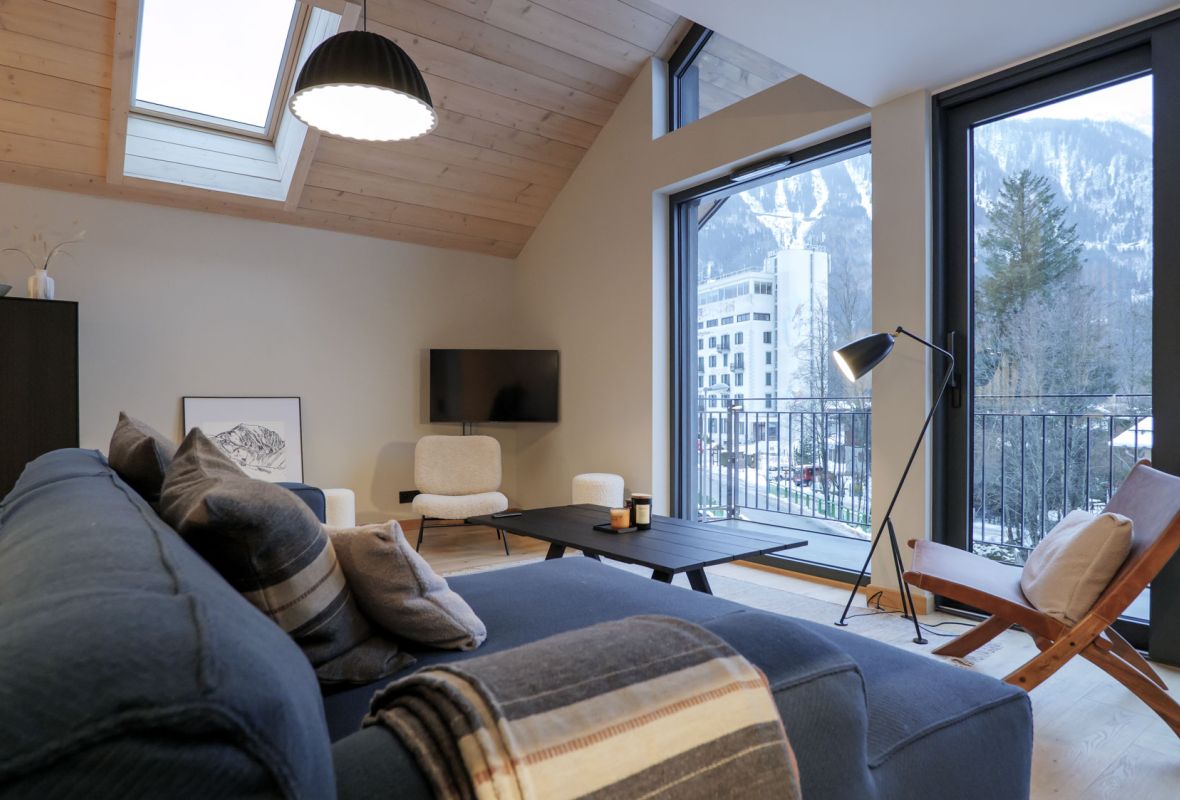 location rental accomodation appartement loft chamonix mont-blanc hyttalodge holidays